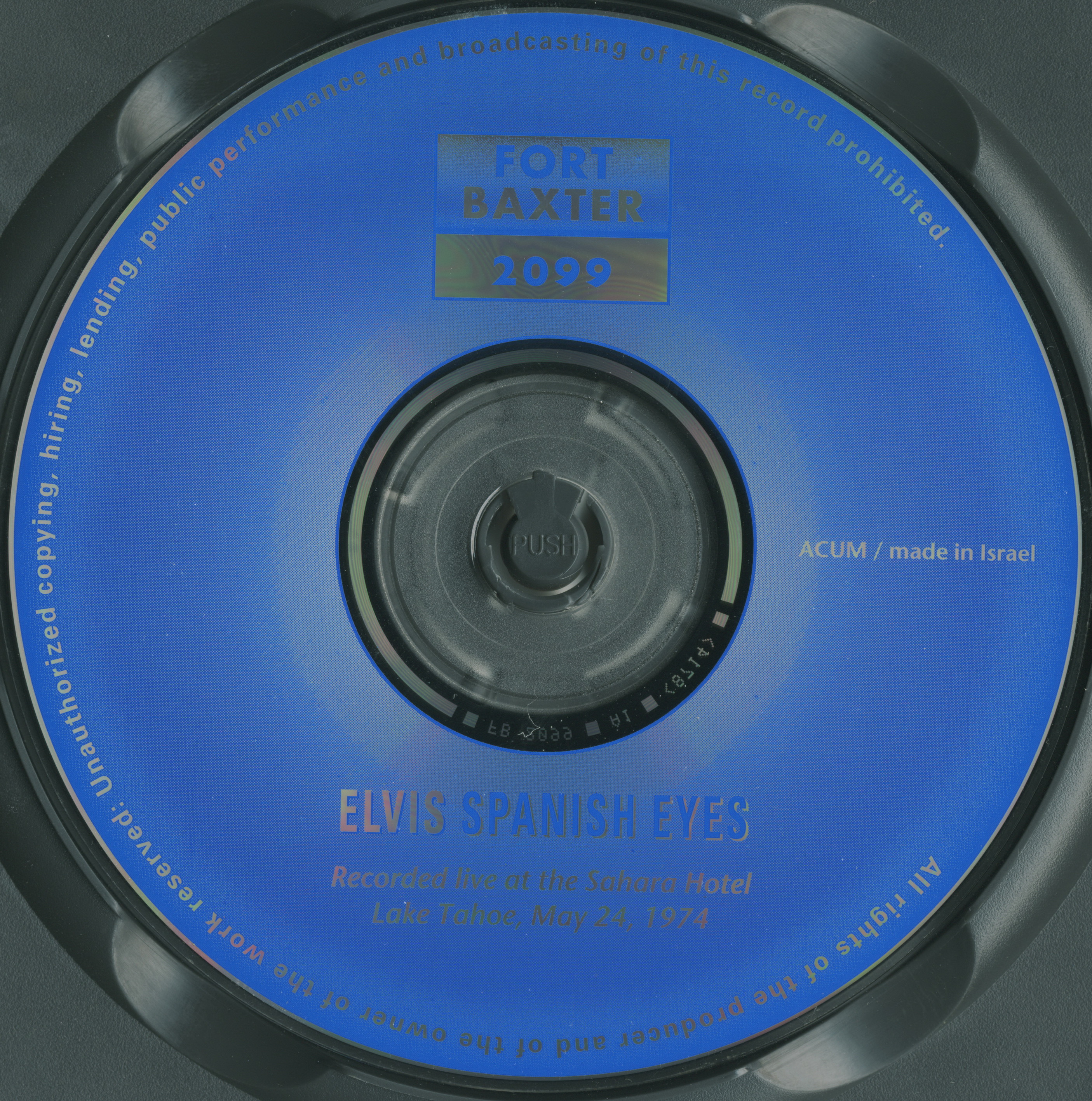 Elvis Presley  Spanish Eyes Live At Lake Tahoe 1974 : CD